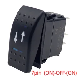 Waterproof Dual Blue LED Rocker Switch for Vehicle and Marine Use (ARROW UP ARROW DOWN)