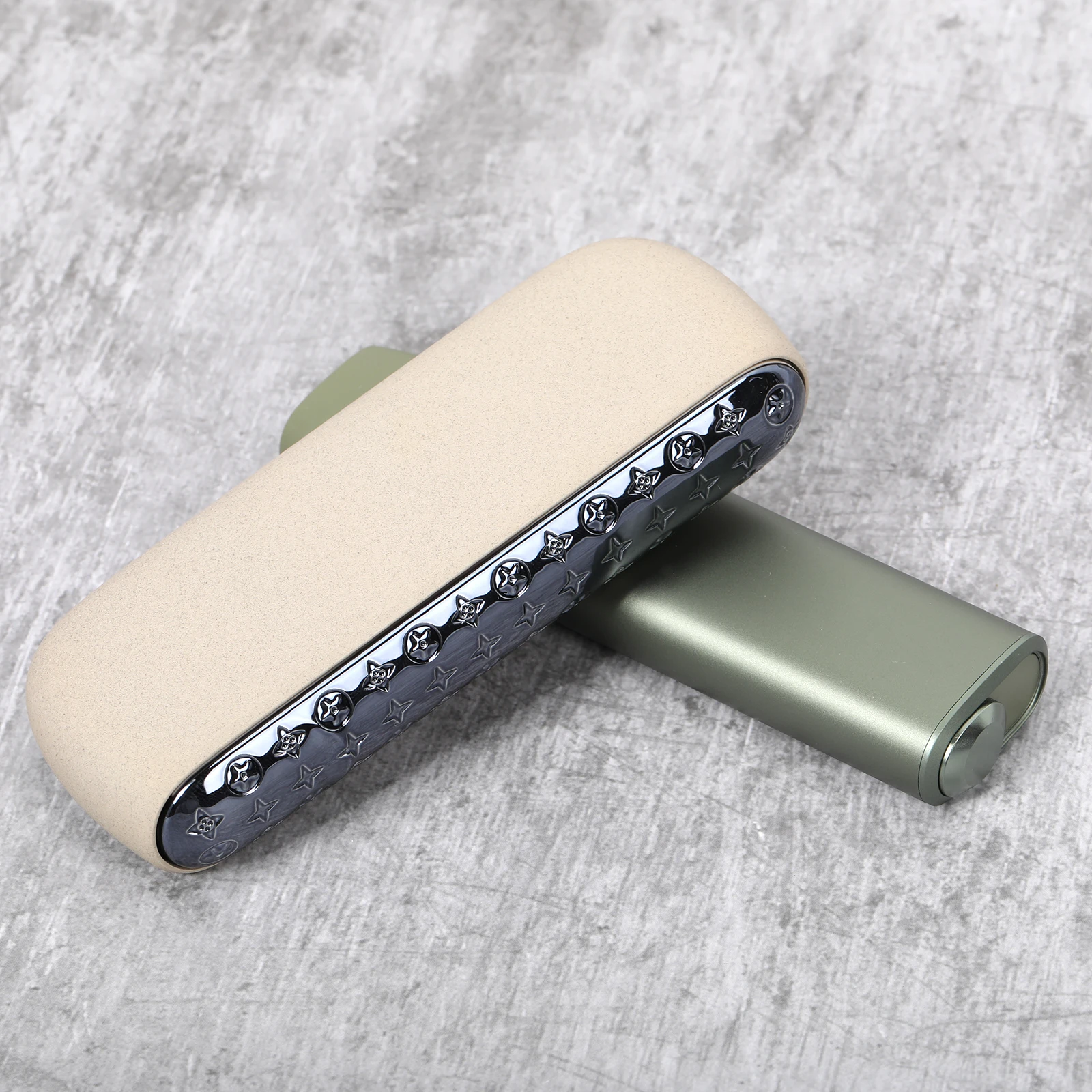 IQOS ILLUMA 도어 장식 커버 교체용 쉘 패턴 전기도금 IQOS ILLUMA I 보호 컴파트먼트 측면용