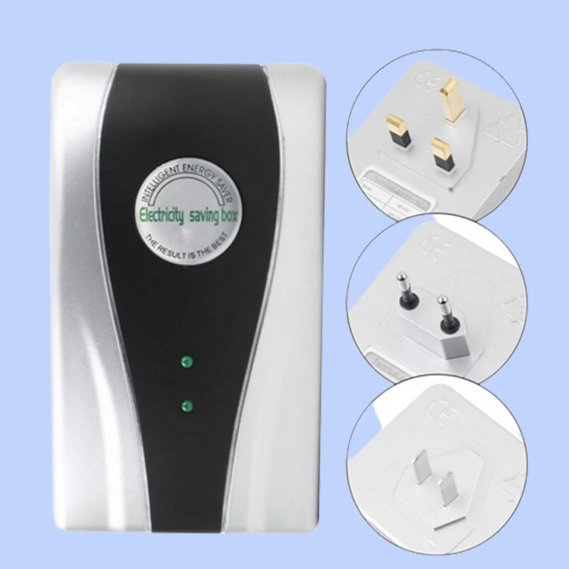 Power Electricity Gift Energy Factor Saver Box Device Home Office Intelligent Power Electricity Digital Eu Us Plug Saving Device