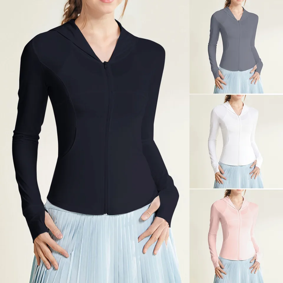 Women's UPF 50 Long Sleeve Sunscreen Hoodie