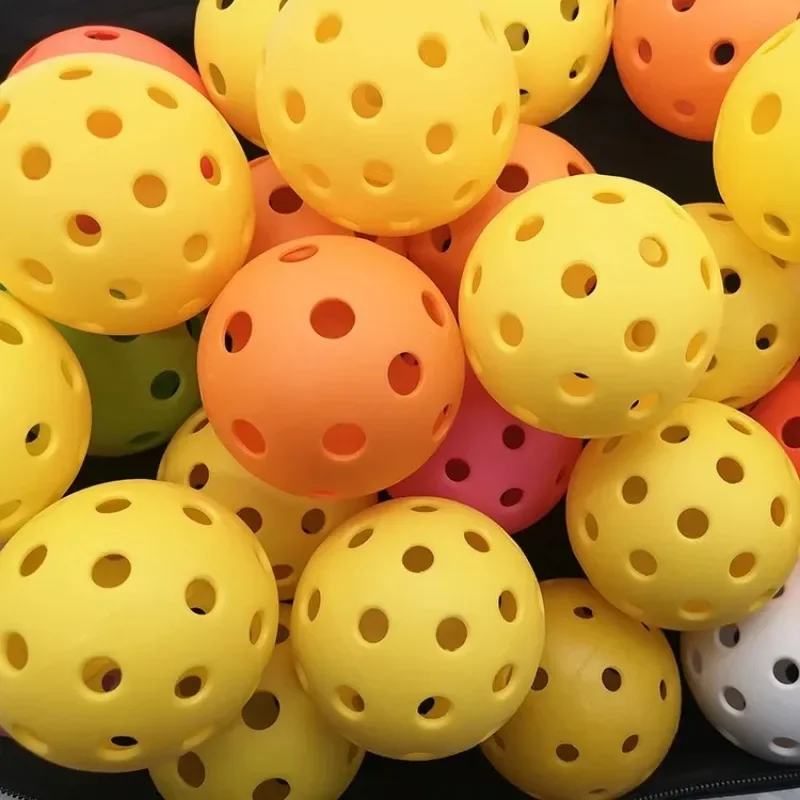 Pickleball Balls 74MM Durable 40 Holes Indoor/Outdoor 4/2/1Pcs 26g for Competition