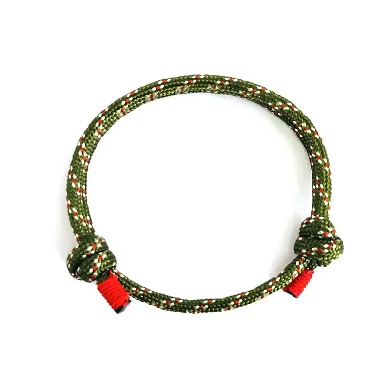 Men Bracelet Jewelry Rope Chain Braided 550 Paracord Adjustable Wrap