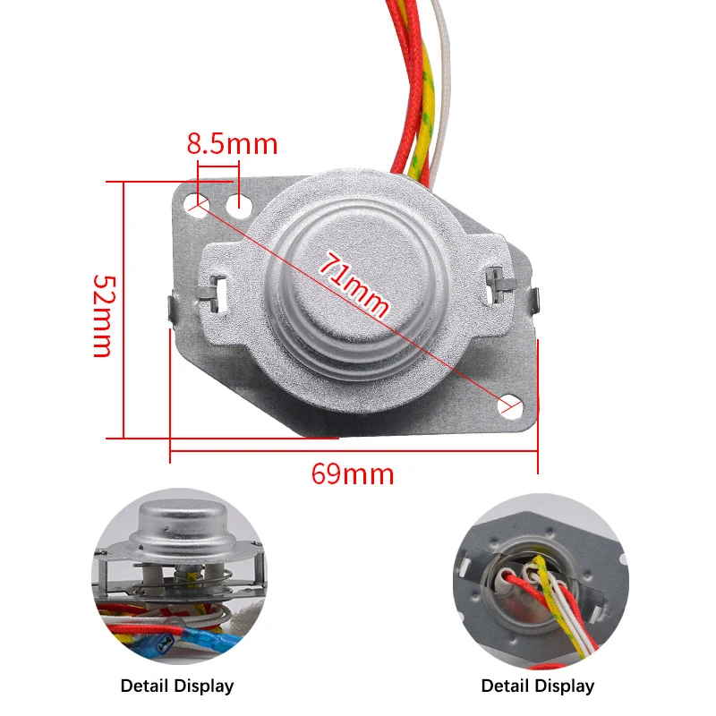 Rice Cooker Parts Intelligent Rice Cooker Sensor Pressure Cooker Sensor Temperature Controller for 100k-5 Wire Rice Pressure Parts