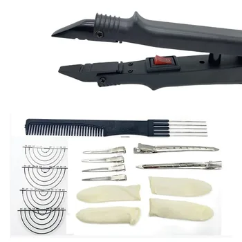 611B Constant Loof hair extensions Tongs Hair Connectors Flat Tip Hair Extension Iron Connectors Hair Extension Tools Section