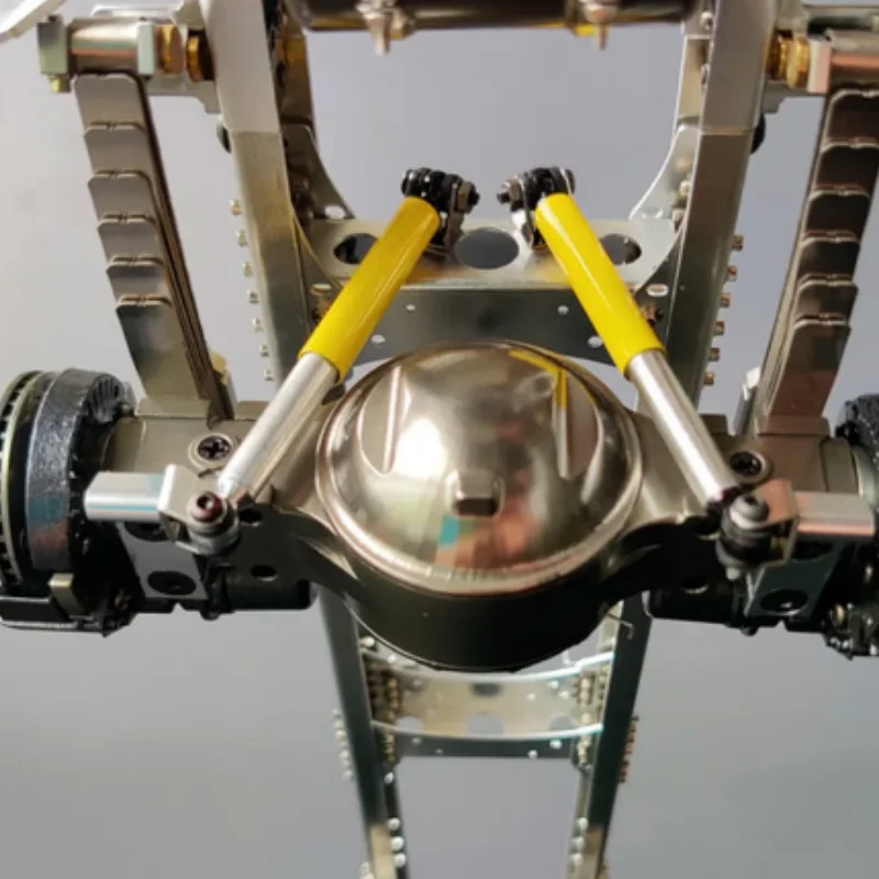 Simulated Suspension Shock Absorber For 1/14 Tamiya RC Truck Scania Actros MAN for Benz Tamiya LESU Tractor Upgrade Parts 4