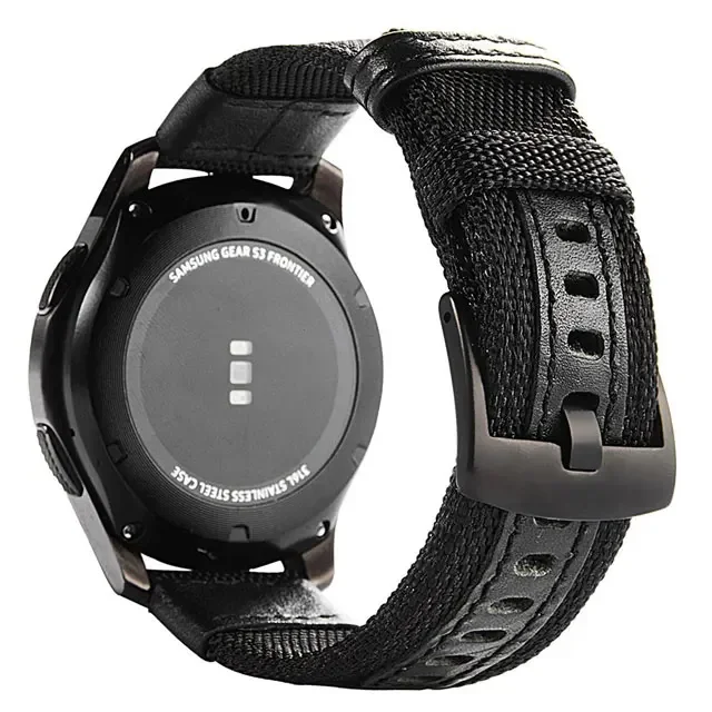 Versatile Nylon Woven Sport Watch Strap, 22mm & 20mm - Premium Wrist Band