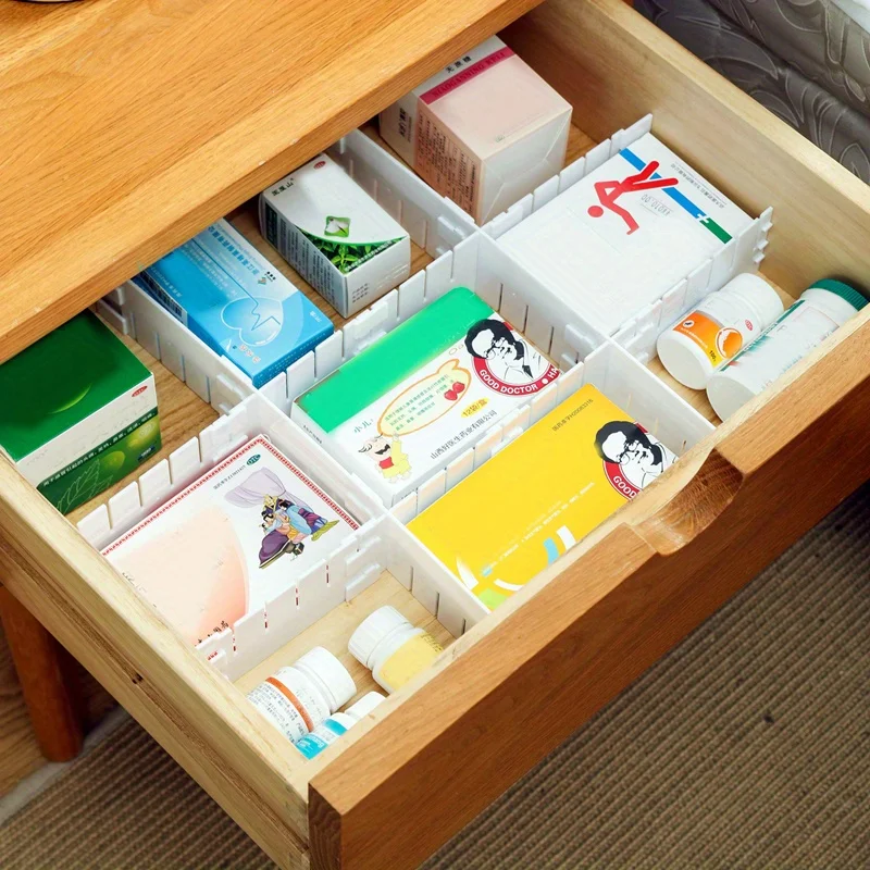 16 Divisori Per Cassetti Regolabili - Organizzatori Per Cassetti Per Biancheria Intima Calzini E Gioielli Divisori Per Cassetti Regolabili Perfetti Come Organizer Per Cassetti Per Unorganizzazion 92984410