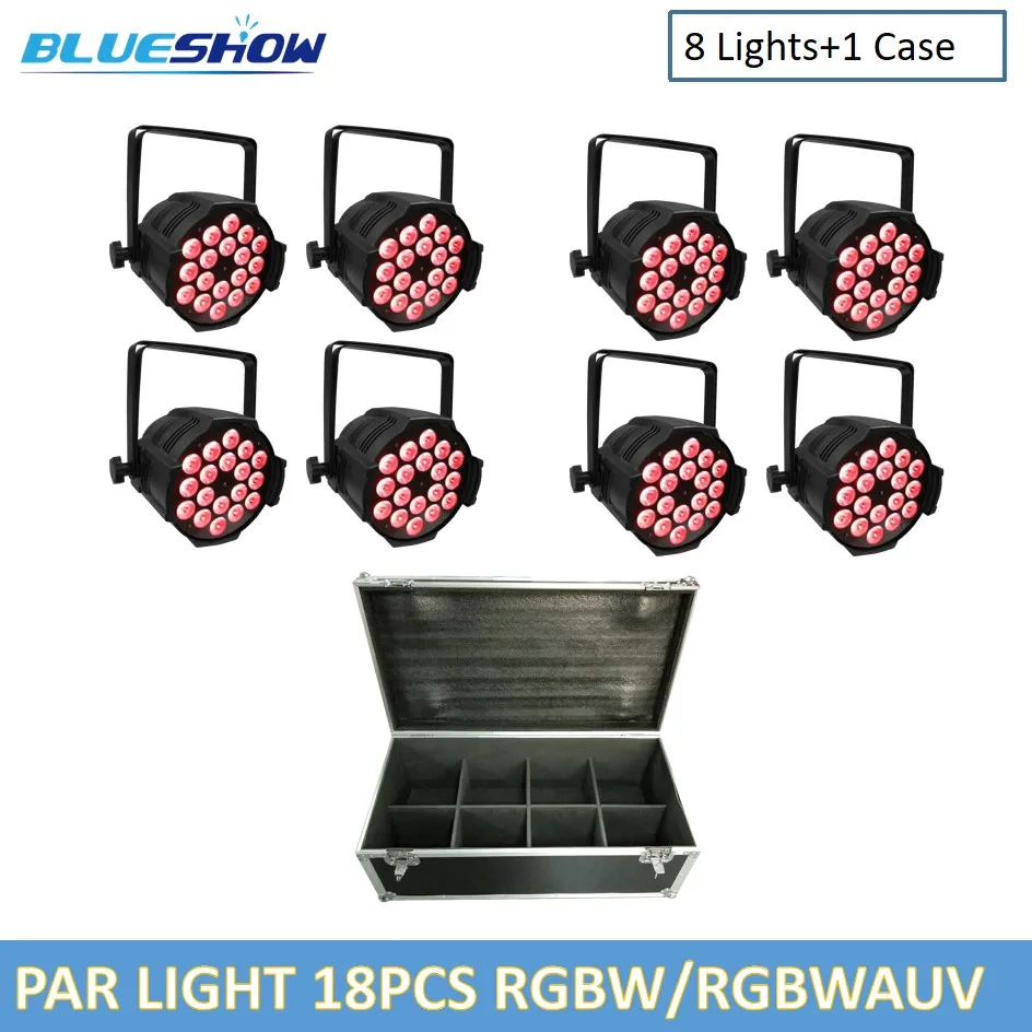 8W×18灯 5in1 RGBW デジタル PARライト 防水 業務用 舞台照明 2台セット RGBWA 5in1 18x15w LED-PAR｜舞台照明機材販売・LEDパーライト販売