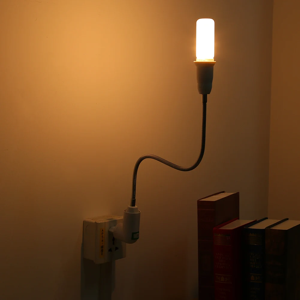 E27 to E27 Lamp Flexible Extension Adapter Converter LED Bulb Lamp Lighting Elongation Holder Desk Lighting Accessories