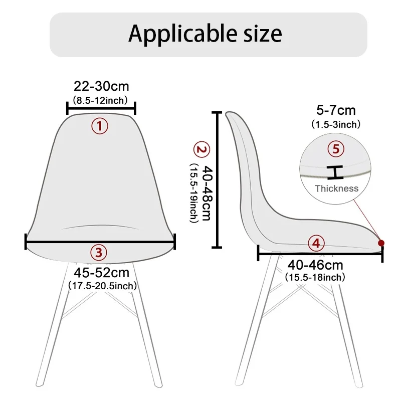 Solid Color Velvet Chair Cover Spandex Back Seat Cover Living Room Office Bar Banquet Decoration Furniture Protective
