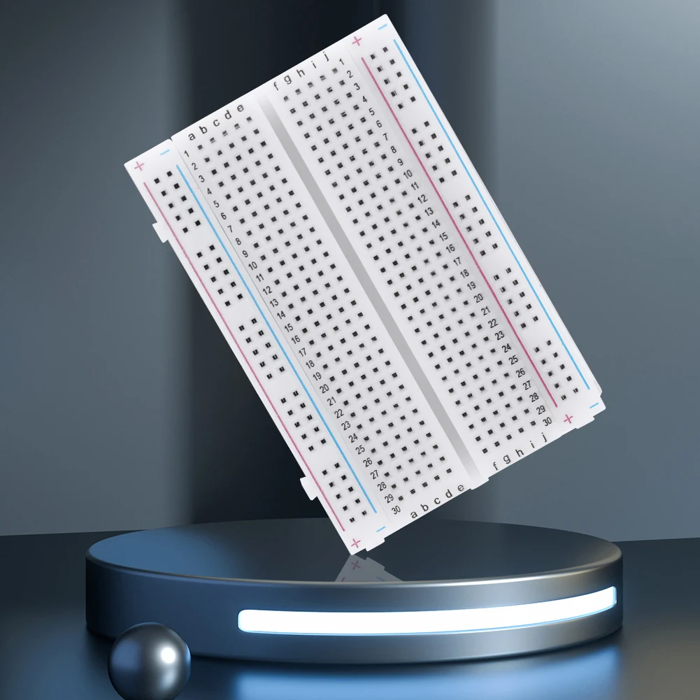 400 Tie Points Solderless PCB Breadboard Spliceable PCB Bread Board for Experiment Test Robot