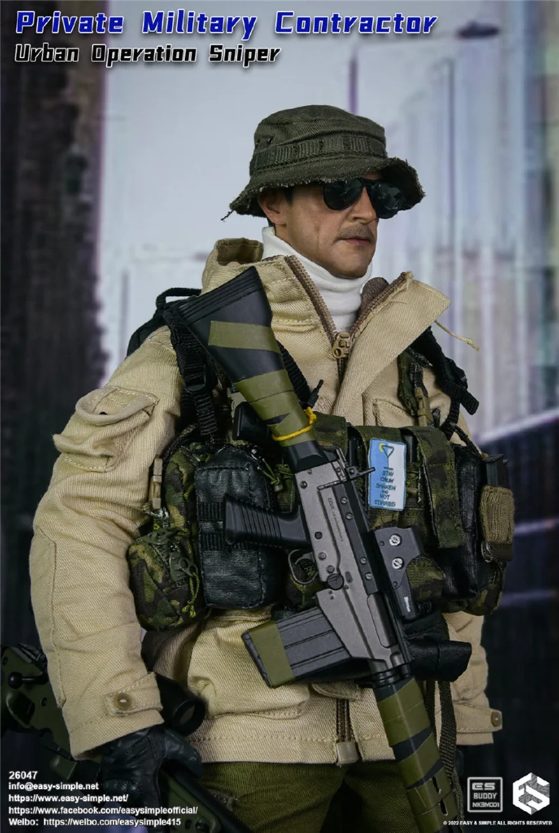 1/6 PMC PRIVATE MILITARY CONTRACTORS 未開封 Easy&Simple Es26047 1/6 Men Soldier Urban Operation Sniper