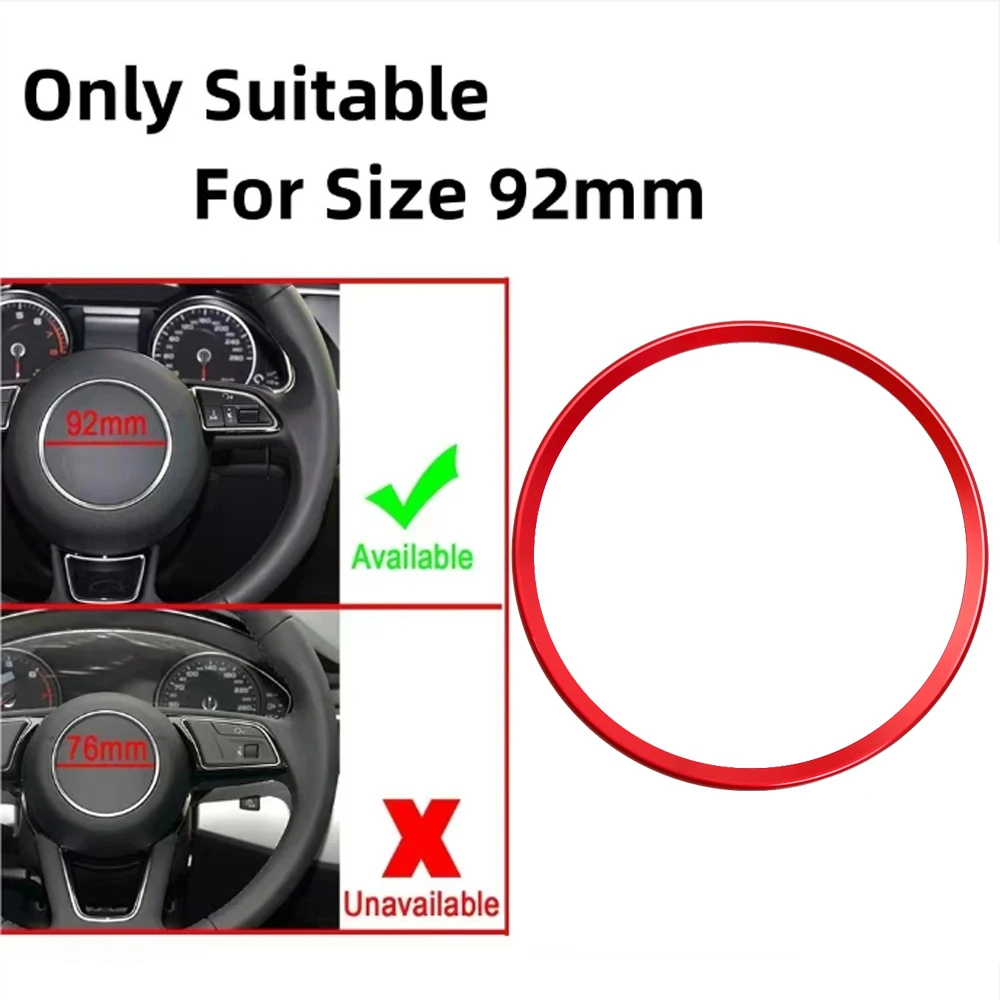 Luxury Car Steering Wheel Decoration Ring Trim Cover Sticker