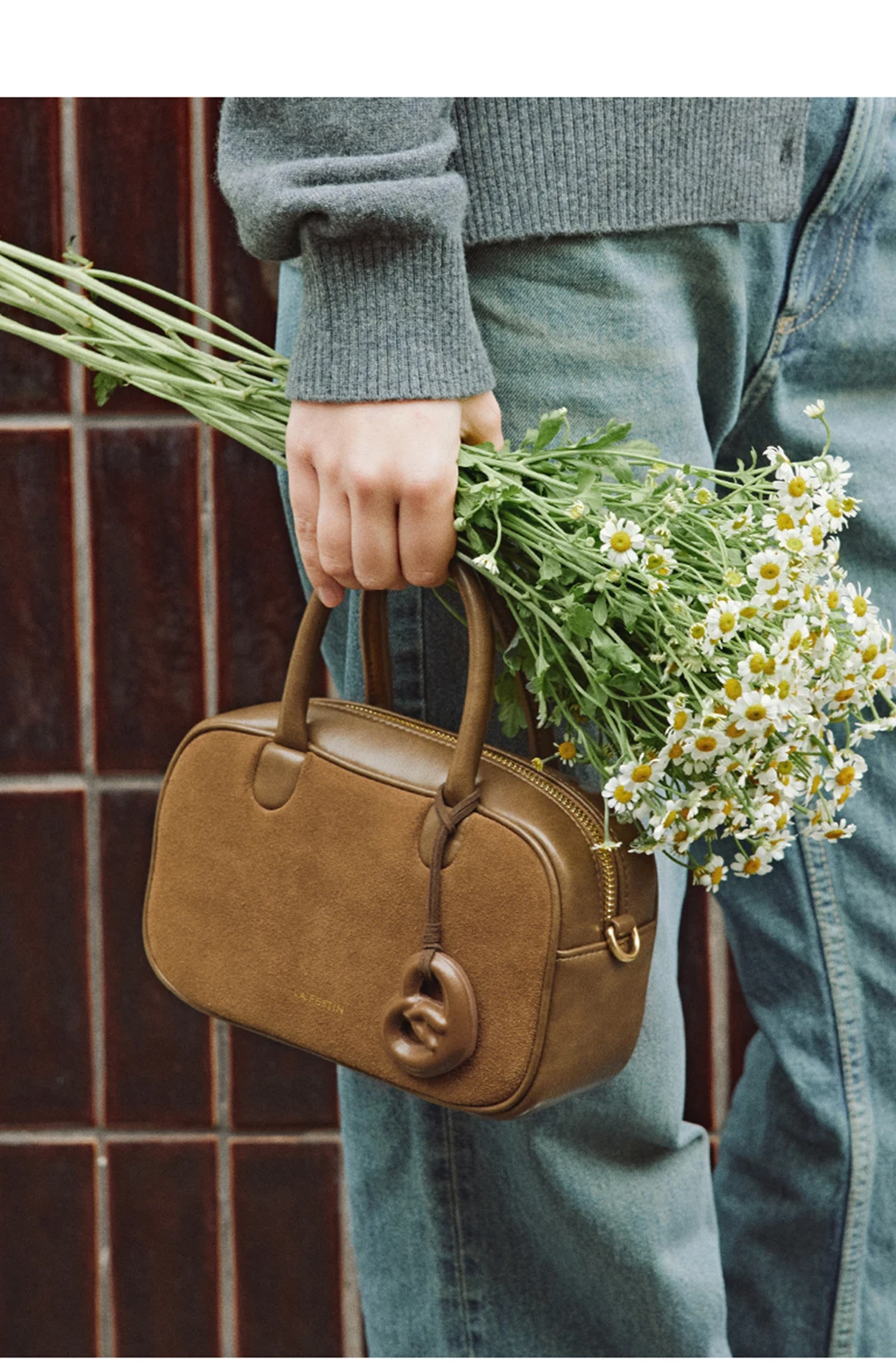 Crossbody wearing view