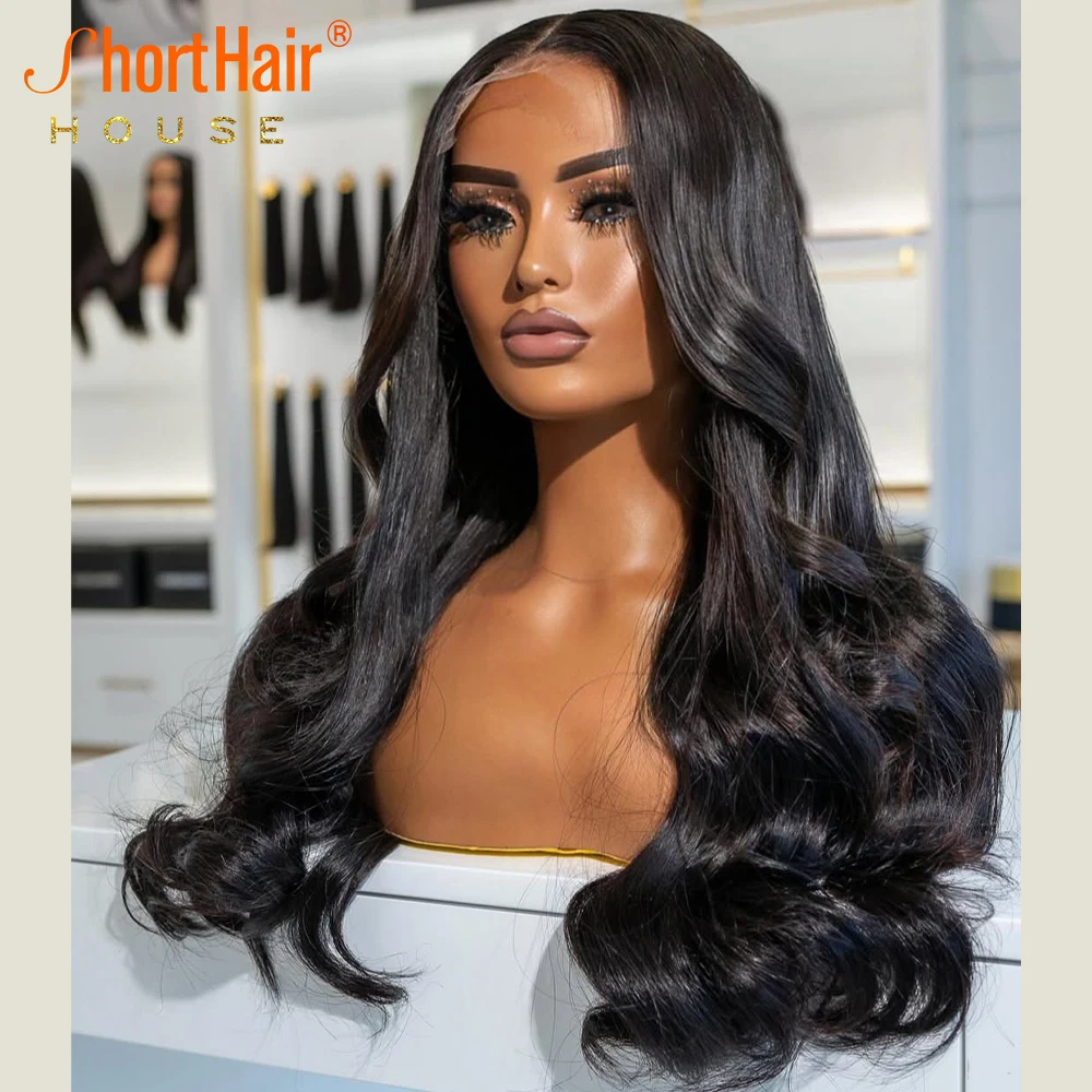 Highlight Blonde Human Hair Wigs Invisible Strap 360 Lace Front Wigs Human Hair Glueless Lace Closure Natural Loose Wave