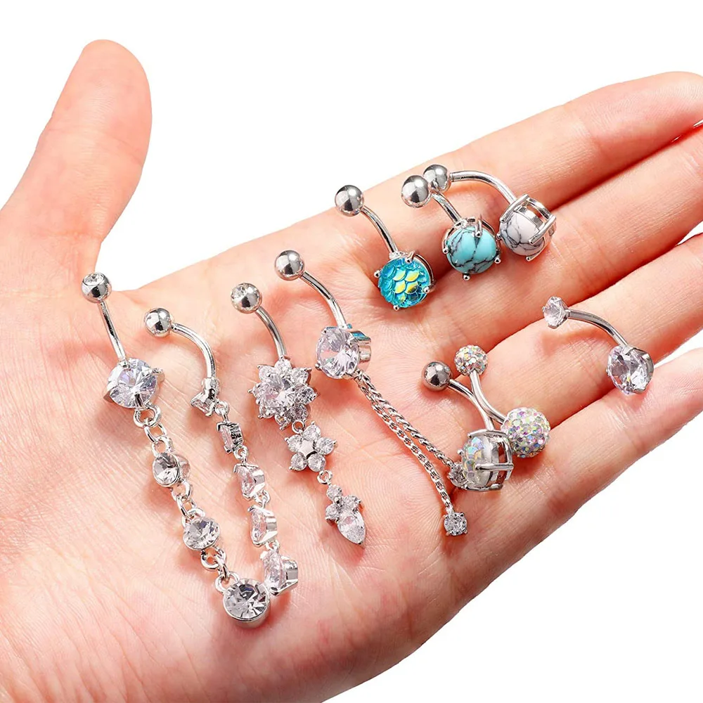Pregnancy Belly Button Piercing Acrylic Belly Button Rings 1030pcs