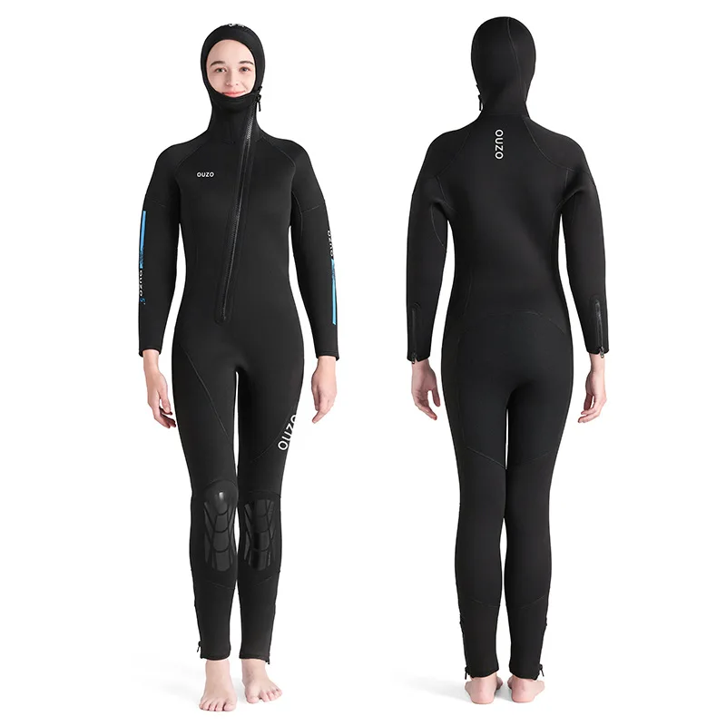 OnepieceWetsuit5mmNeopreneDivingSuitMensWomensThickenFullWet