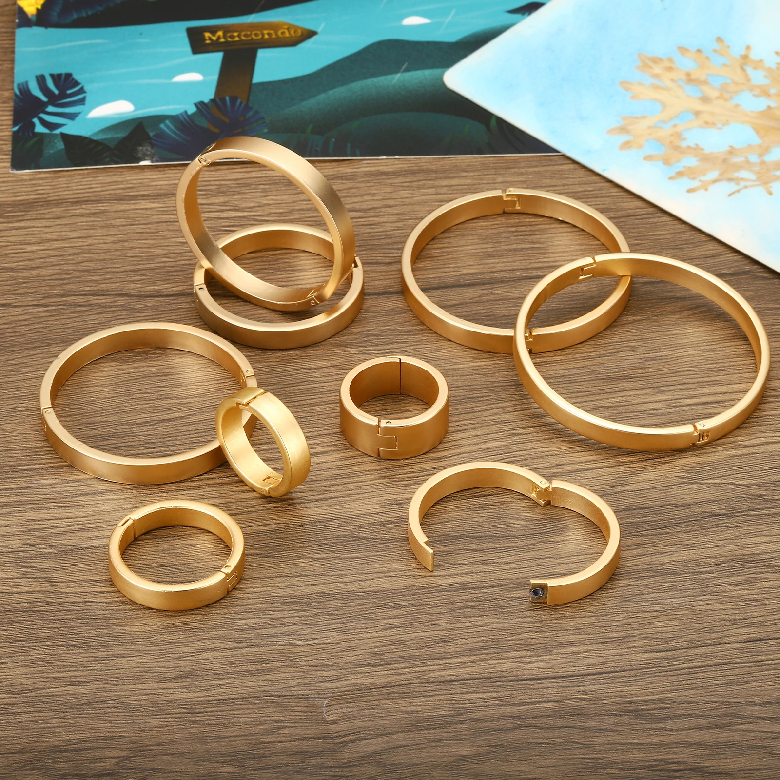 5/10Pcs Metal Ring Binder 20-53mm DIY Loose-leaf Book Hoops Opening Binder Rings Office Binding Supplie Photo Albums Calendar