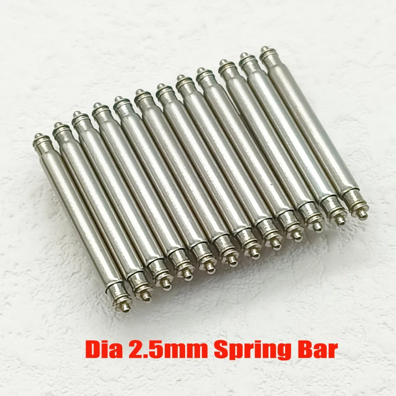 Dia 2.5Mm Skx007 Cinturino Spring Bar Tip 1.0Mm Adatto A Seiko Skx007 Skx009 Turtle Watch Case Bracciale Orologio 20Mm 22Mm Band Link Pins