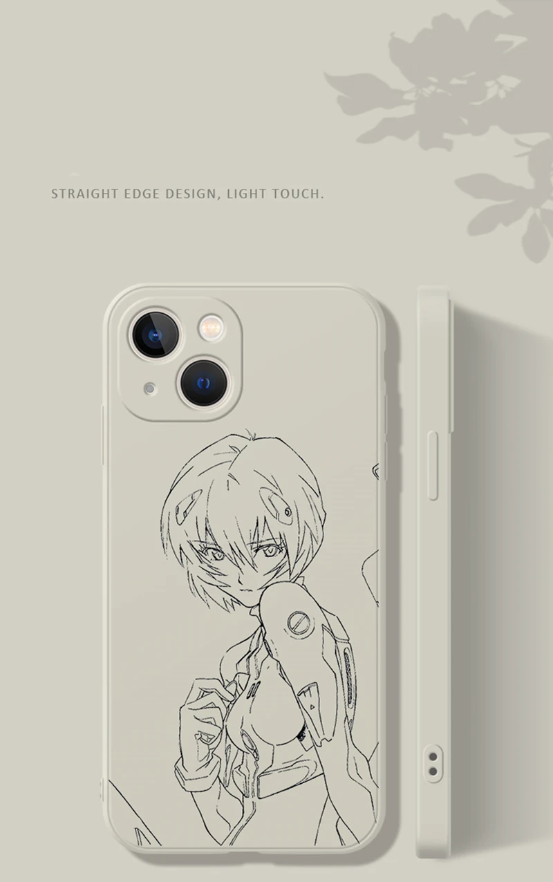 iphone 13 mini case cheap Asuka Evangelion Phone Case For iPhone 11 12 13 Pro MAX 6 6S 7 8 Plus XS 12 13 Mini X XR SE2020 New Japan EVA White Cover iphone 13 mini slim case