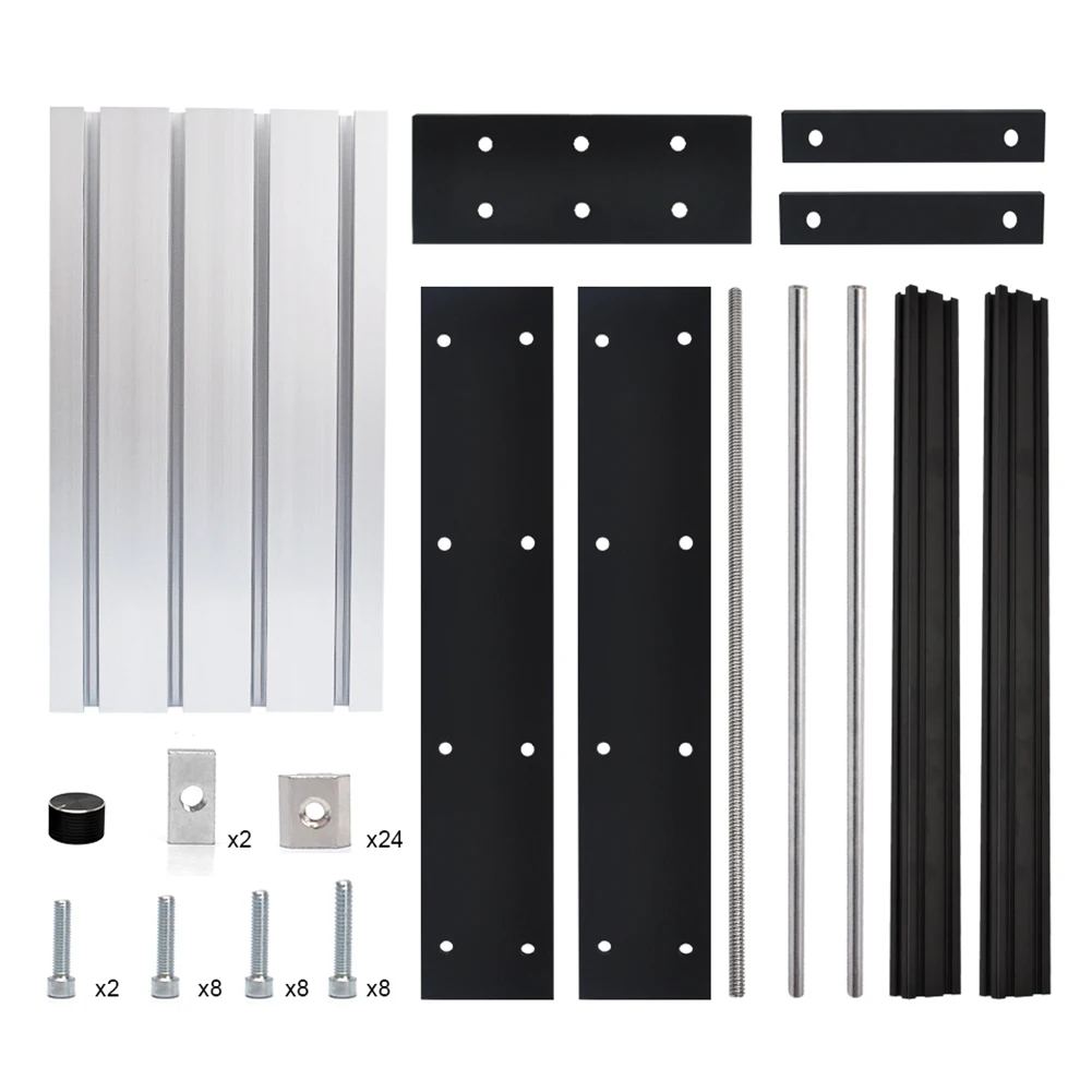CNC 3018 PRO Extension Kit Upgrade Kit 3018 to 3040 Compatible with Pro CNC Engraving Milling Machine(B)