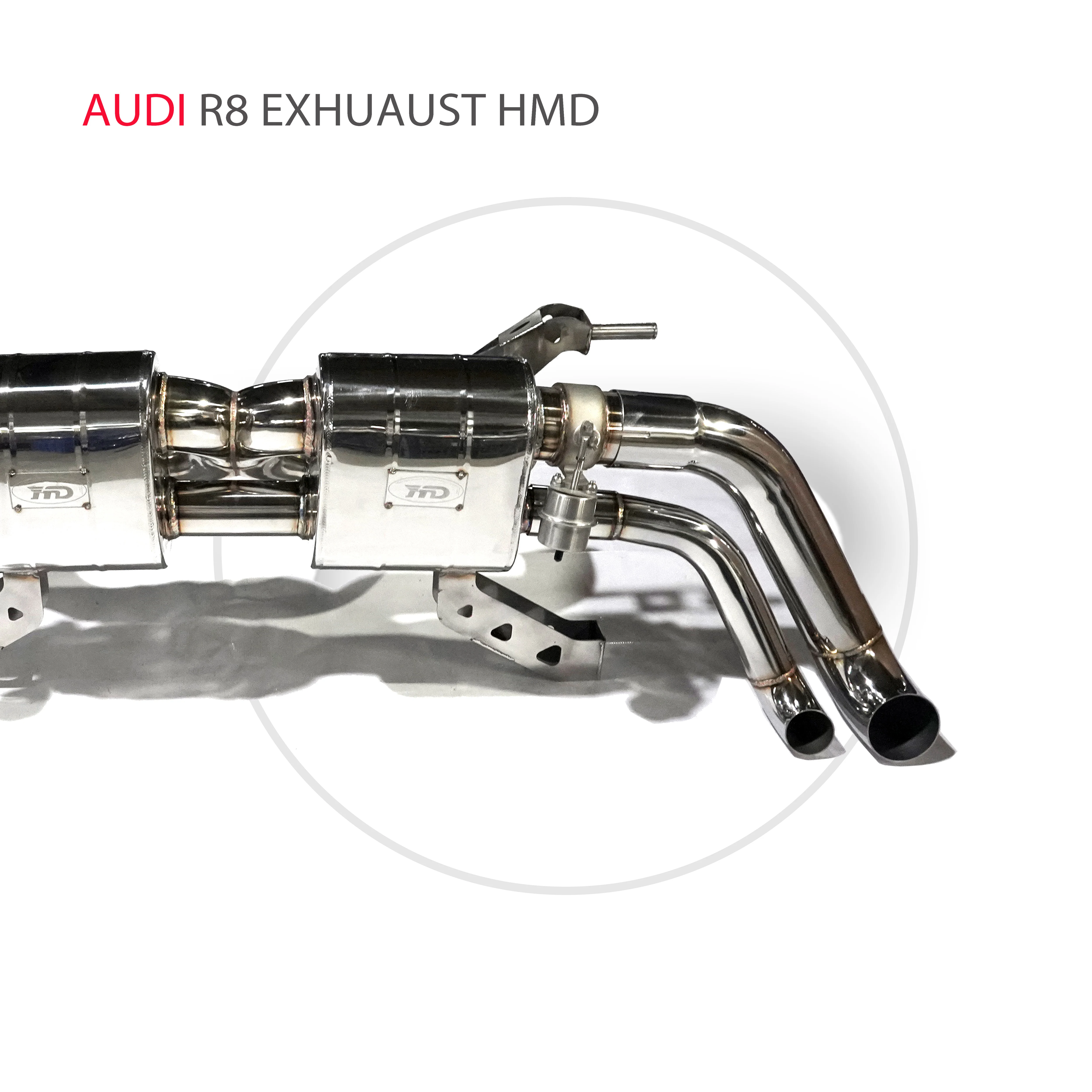 HMD Stainless Steel Exhaust System for Audi R8 5.2L Auto Catback Modification Electronic Valve