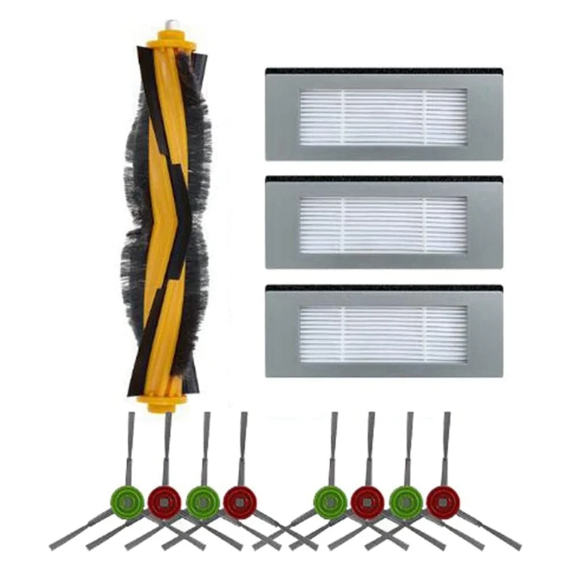 

Для Ecovacs Deebot OZMO N7 N8 + T5 T9 920 950 Yeedi 2 гибридная роликовая основная боковая щетка детали фильтра НЕРА