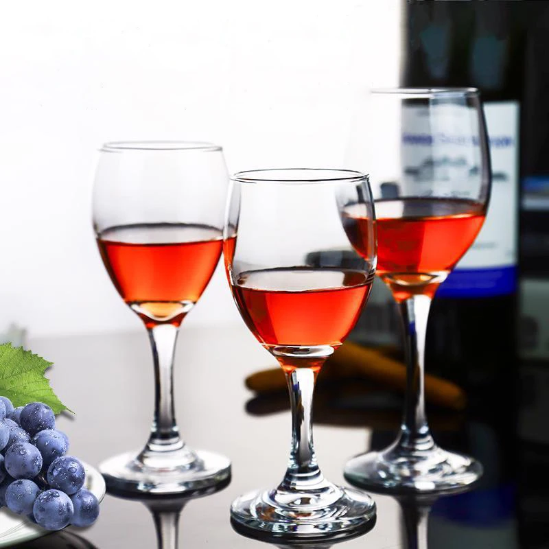 Thickened Tall Glass Cup Wine Glasses Drinks Transparent Mug Home Hotel Restaurant Bar KTV Funny Gifts