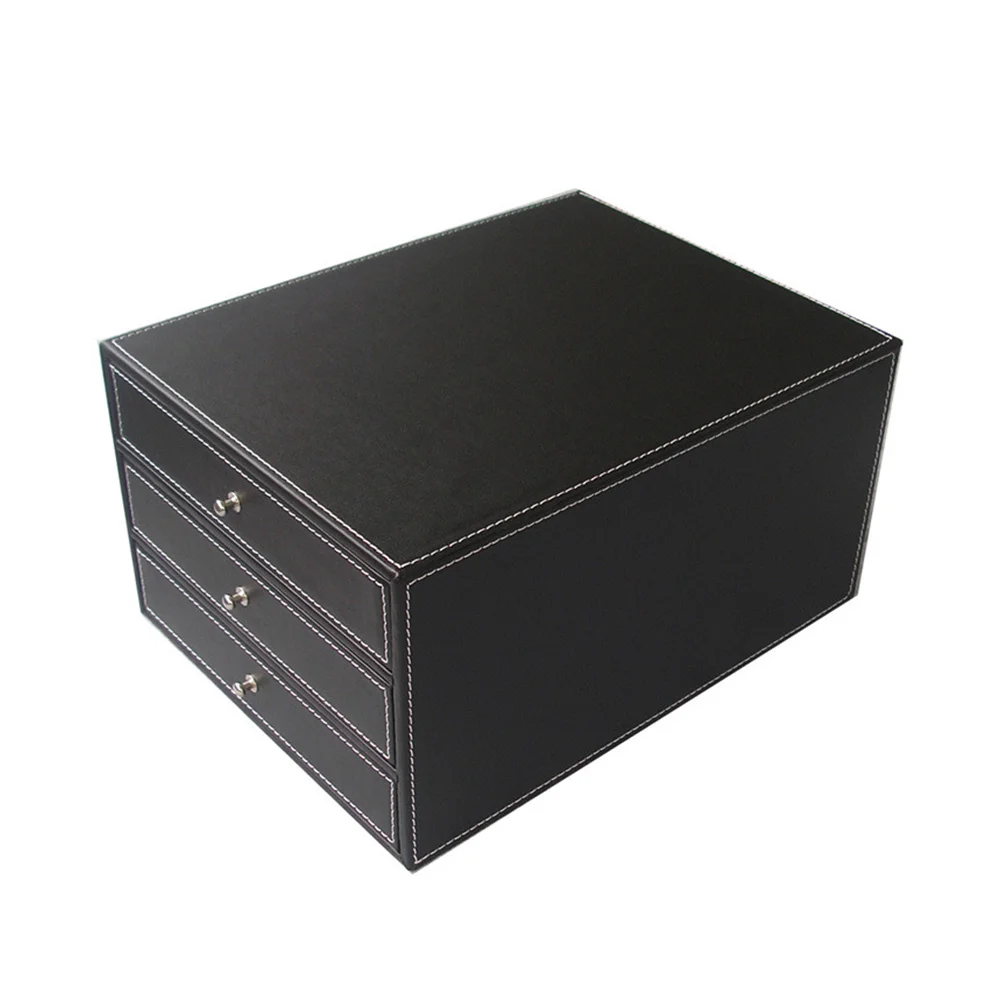 Business File Box Drawer Storage Cabinet Mini Drawers Pull Out Stackable Desk