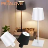 Rechargeable LED Desk Lamp Touch Switch 3 Colors Dimming For Bar Restaurant Study Club Dinner Ambiance Decor Table Lighting 1