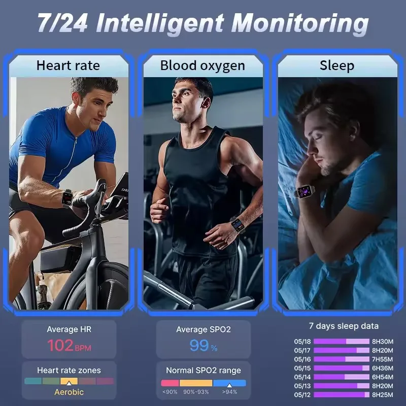Watch Ultra 2 SE Men Women 1000mAh AMOLED Heart Rate 100+Sport Bluetooth Call GPS Track Waterproof Smart Watch For IOS Android 5