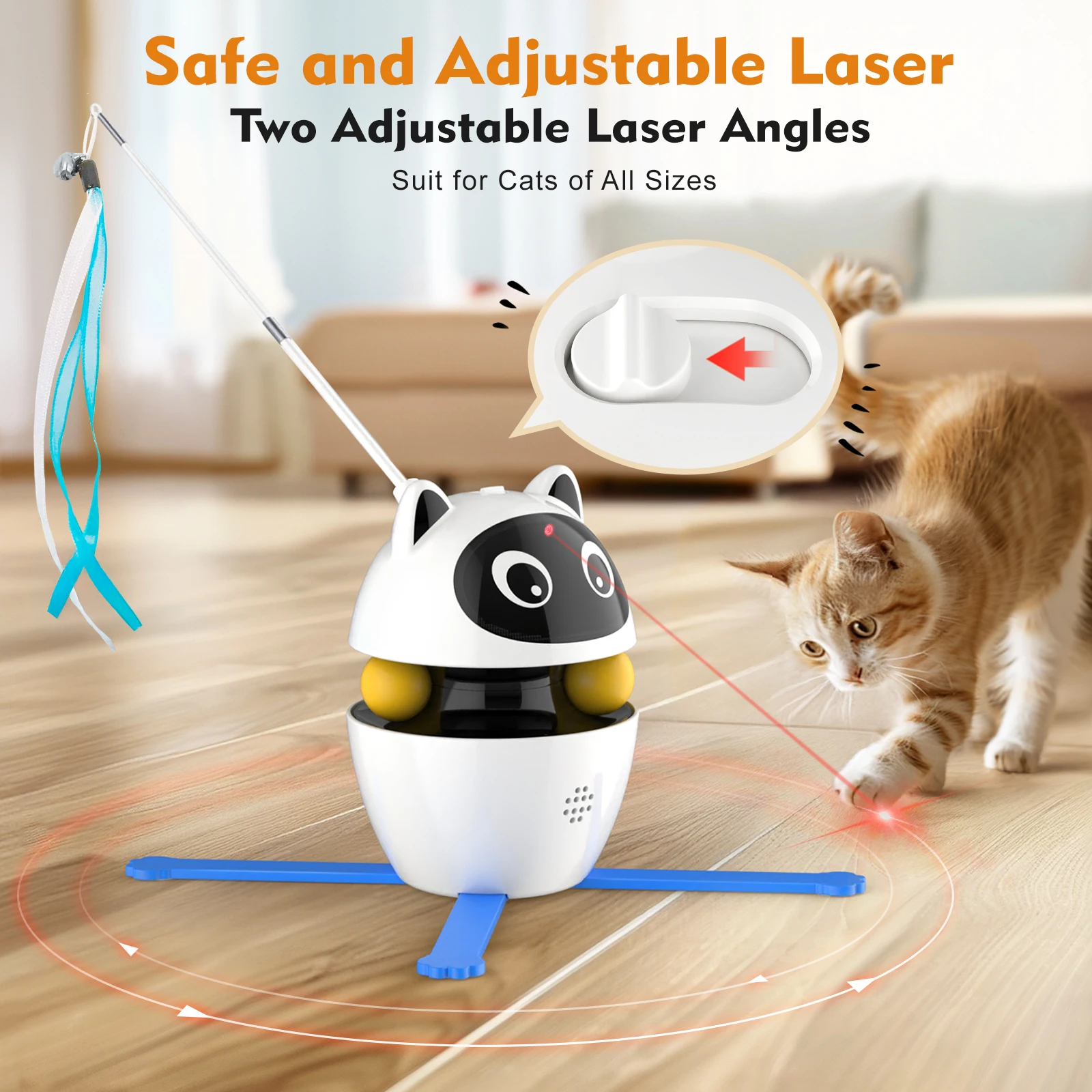 4-in-1 Interactive Cat Laser Toy 3
