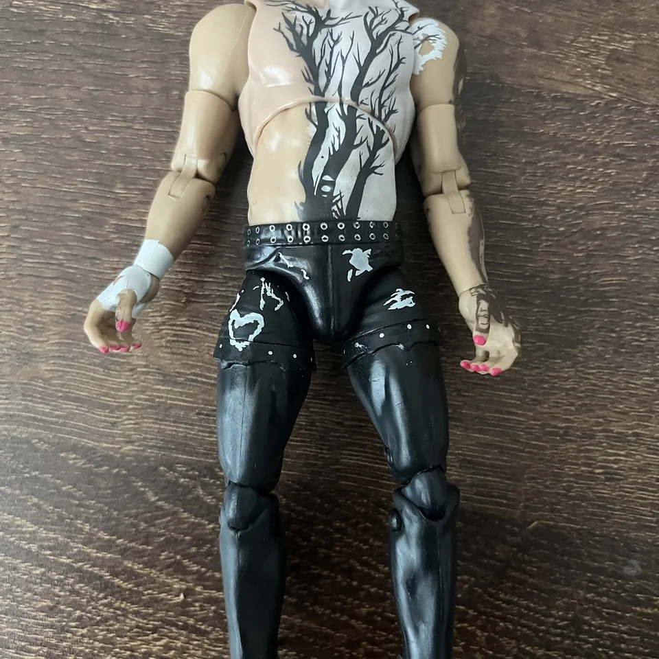Wwe/aew/wwf/wcw-高品質のレスリングフィギュア,3つのアクション