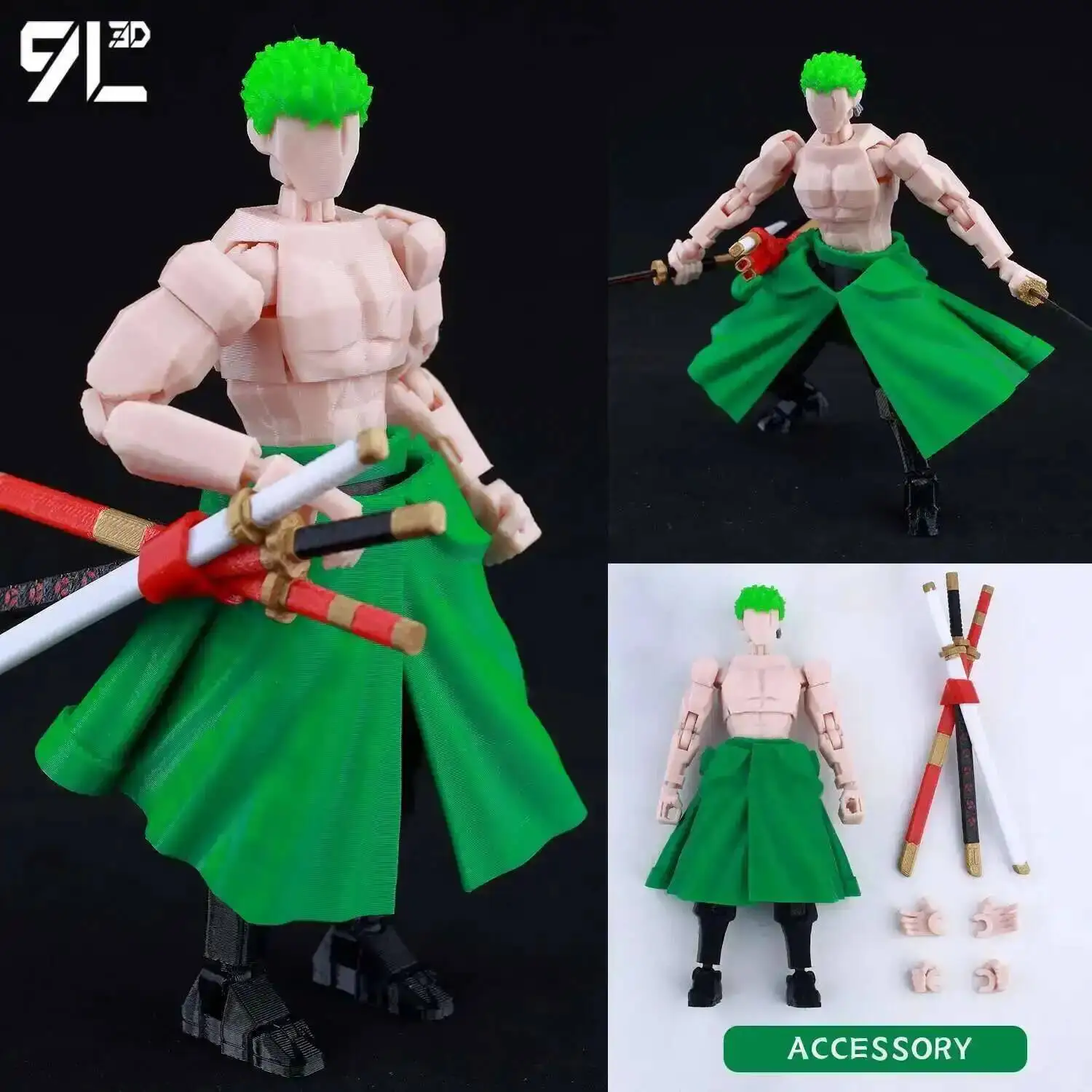 Jujutsu Kaisen Fushiguro Toji Shapeshifting Anime Action Figure Ornament Gift