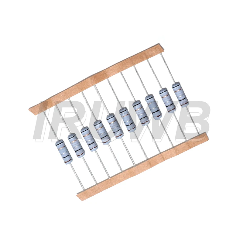 10pcs 0.1R 0.1 0.22 0.33 0.47 1 2.2 4.7 6.8 10 22 33 47 51 68 100 ohm 3W 5% Wire Wound Resistor Fuse Winding Resistance image 4