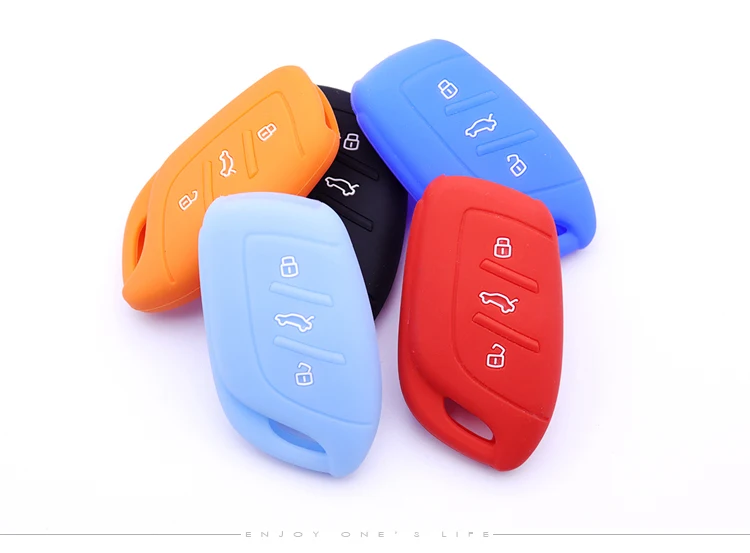 Key Case For Car MG ZS EV HS Silicone FOB Remote Accessory 3 Button