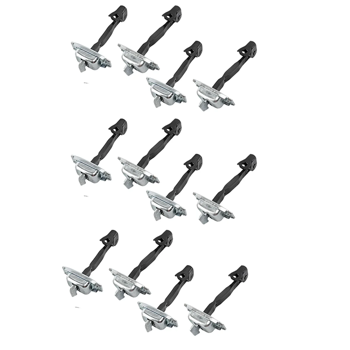 

12PCS Car Door Stopper Check Strap Limiter for -Toyota -Hilux 2004-2015 for Fortuner 2005-2015
