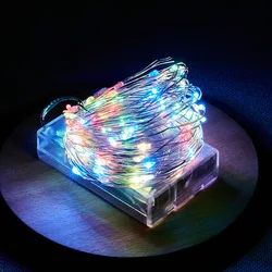 LED String Lights Battery Operated for Wedding & Party Decorations (Multicolor)