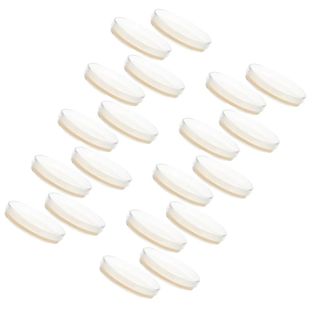 

20 pcs Petri Dishes with Agar Prepoured Agar Plates Science Experiment Supplies