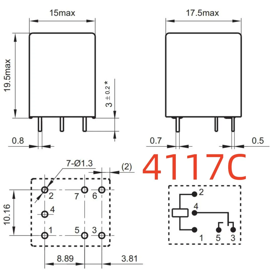 Relais électromécaniques: Relais électromécanique V23072C1062A303, 1SPDT (ON-ON), 24VDC - Foto 5