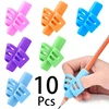 10Pcs Pen Holder Corrector Kindergarten Beginners Learn To Write Primary School Children Baby First Grade Pencil Control 1
