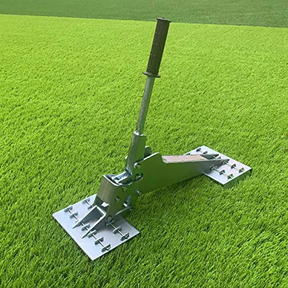 Artificial Grass Turf Installation Tool Synthetic Lawn Fixing Claw Steel Handle Grip Tool