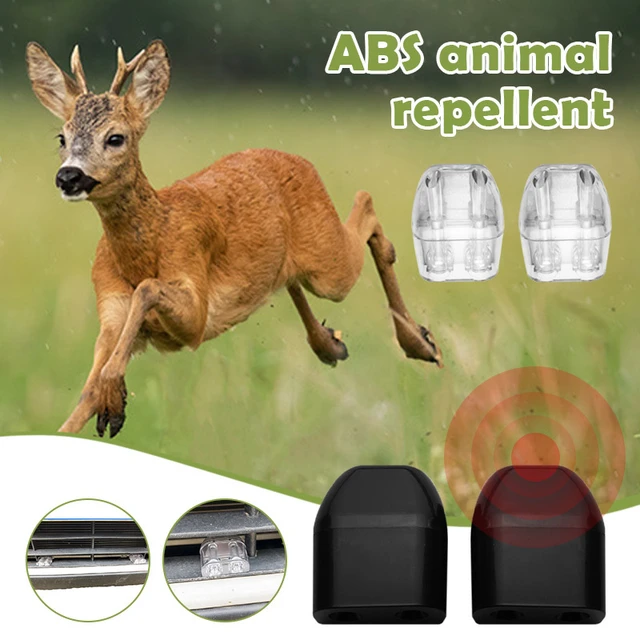 Répulsif d'avertissement d'animaux, 2 pièces, pour voiture, cerf, serpent,  sifflet d'alerte pour camion, moto, fréquence de sécurité, outils d' avertissement ultrasonique - AliExpress