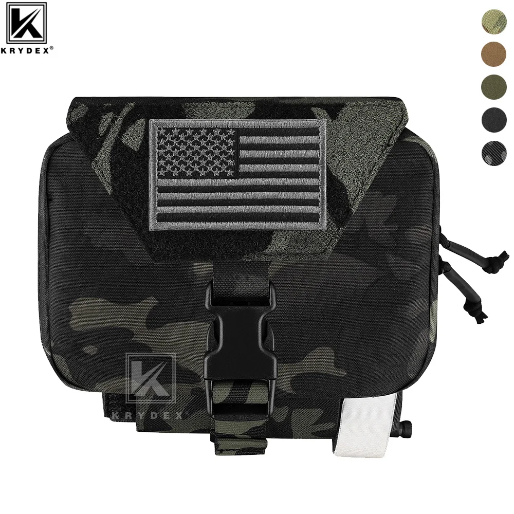 

KRYDEX Tactical First-aid Kit Molle Medical Pouch Outdoor EMT Rip Away IFAK Pouch Trauma Kit Survival Bag Travel Hiking Gear