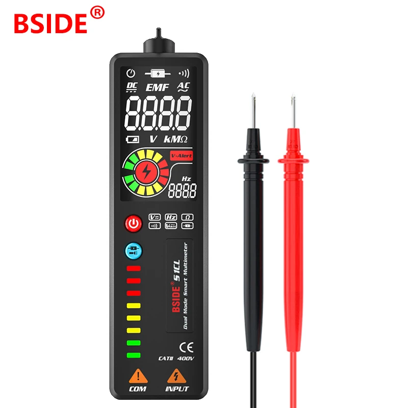BSIDE Professional Digital Multimeter Smart Noncontact Live wire