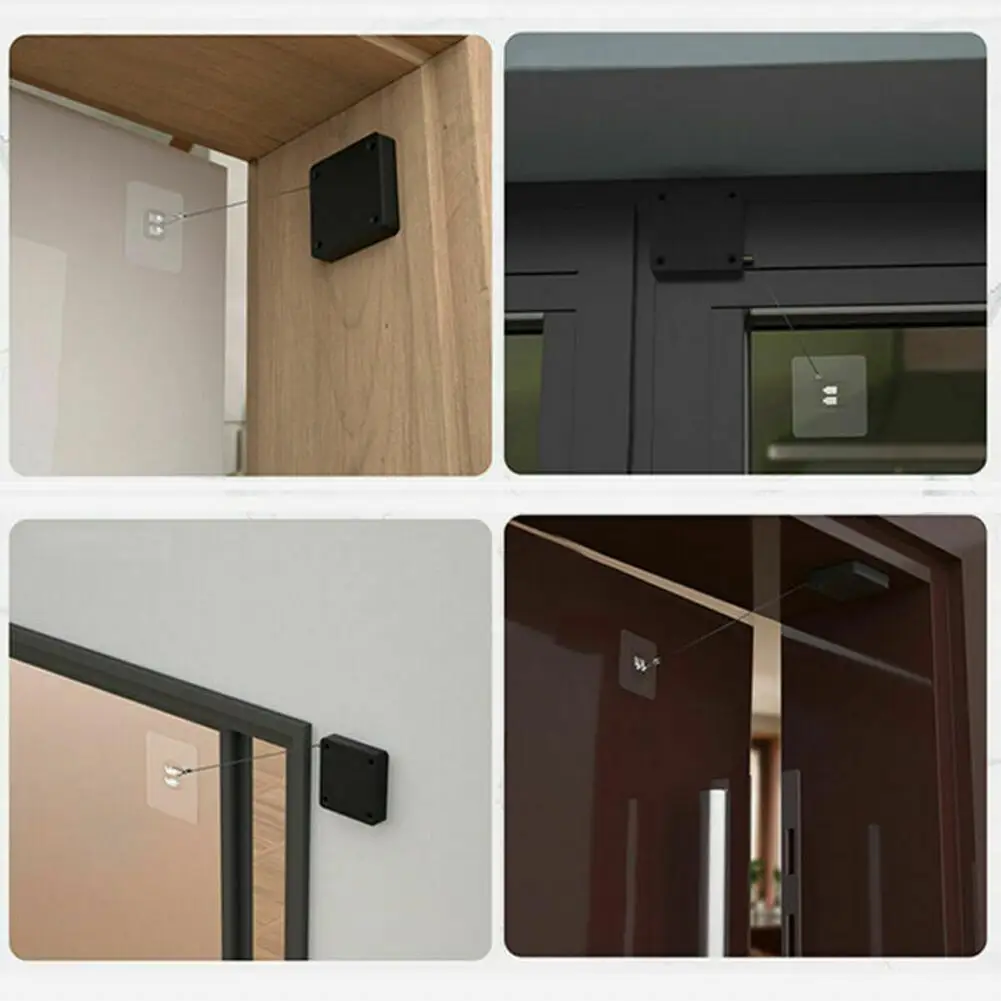Automatic Door Closer Silent and Safe Closing Automatic Telescopic Sliding Door Closer Hydraulic Wear Resistant door closer