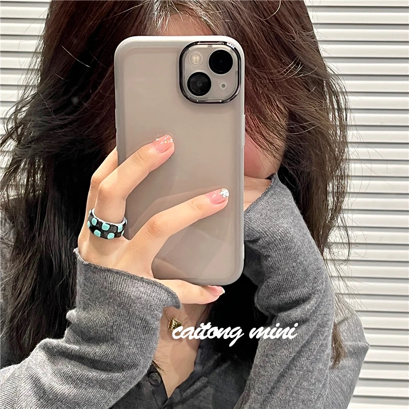 

【 Mirror protection style 】 iPhone 14Pro phone case 13Promax protective 12/11 electroplated XS soft