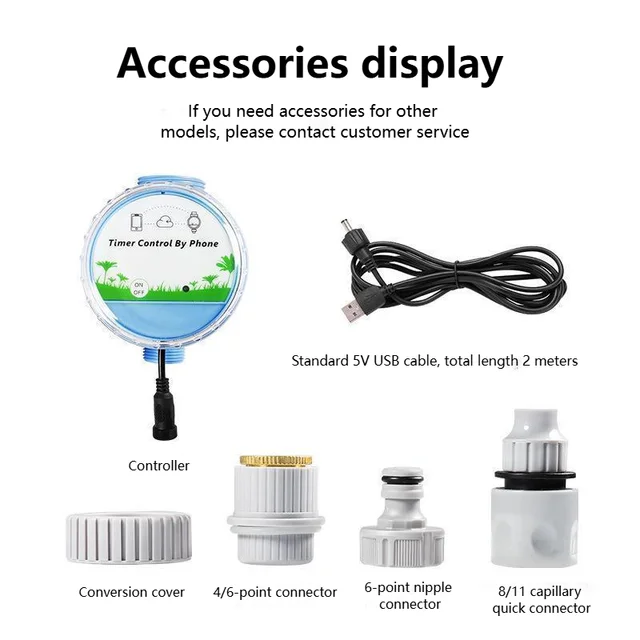 Plant Watering And Flower Irrigation Timing Controller Intelligent Remote Control Automatic Drip Irrigation System Sprinkler 4