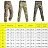 Outdoor Camo Tactical Pants Wear-resistant Hiking Pant Paintball Pant with Knee Pads Waterproof Hunting Clothes 2