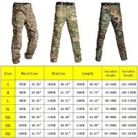 Outdoor Camo Tactical Pants Wear-resistant Hiking Pant Paintball Pant with Knee Pads Waterproof Hunting Clothes 2